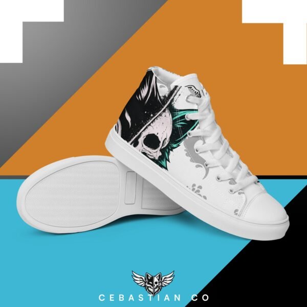 Men’s high top canvas shoes