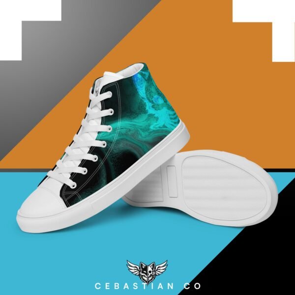 Women’s high top canvas shoes