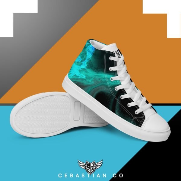 Women’s high top canvas shoes